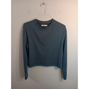 UGG  Long Sleeve Tee, Blue Large Stretch Soft Crew Neck
